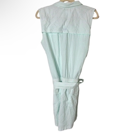 NWT Vineyard Vines Performance Size 14 UPF30 Seersucker Moisture Wicking Romper - Picture 4 of 10